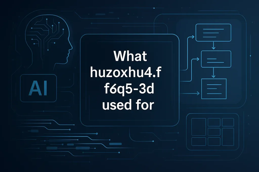 huzoxhu4.f6q5‑3d: Meaning, Safety, and Best Practices