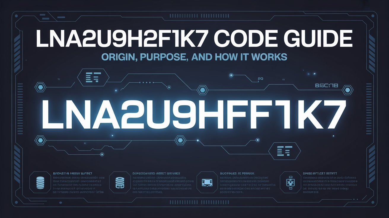 lna2u9h2f1k7: Unique Code Benefits & Uses