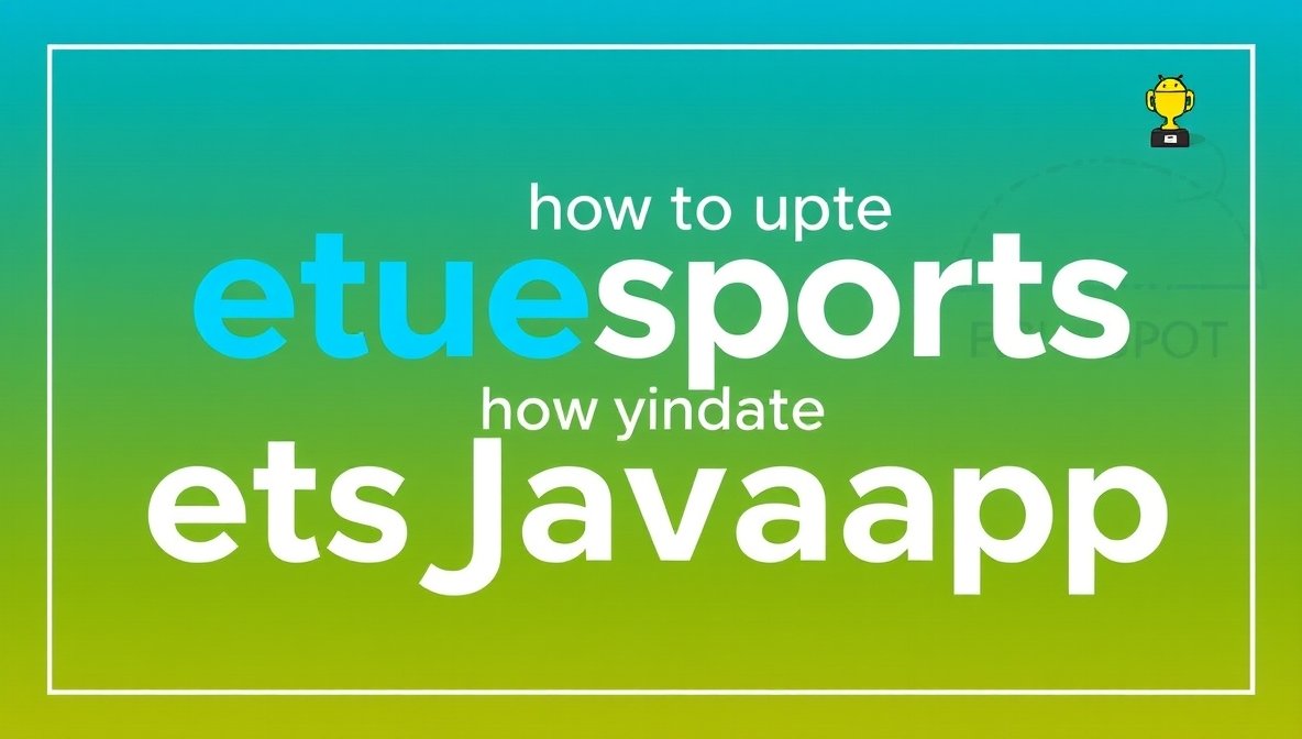 How to Update ETSJavaApp by eTrueSports Easily Guide